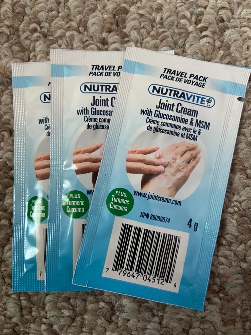 Nutravive Joint Cream Samples thumbnail