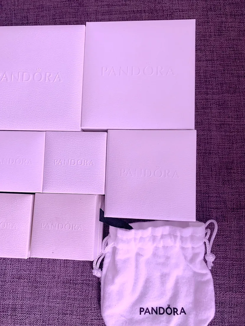 LOT of 13 Empty Pandora Jewelry Boxes and pouch image indicator(4)