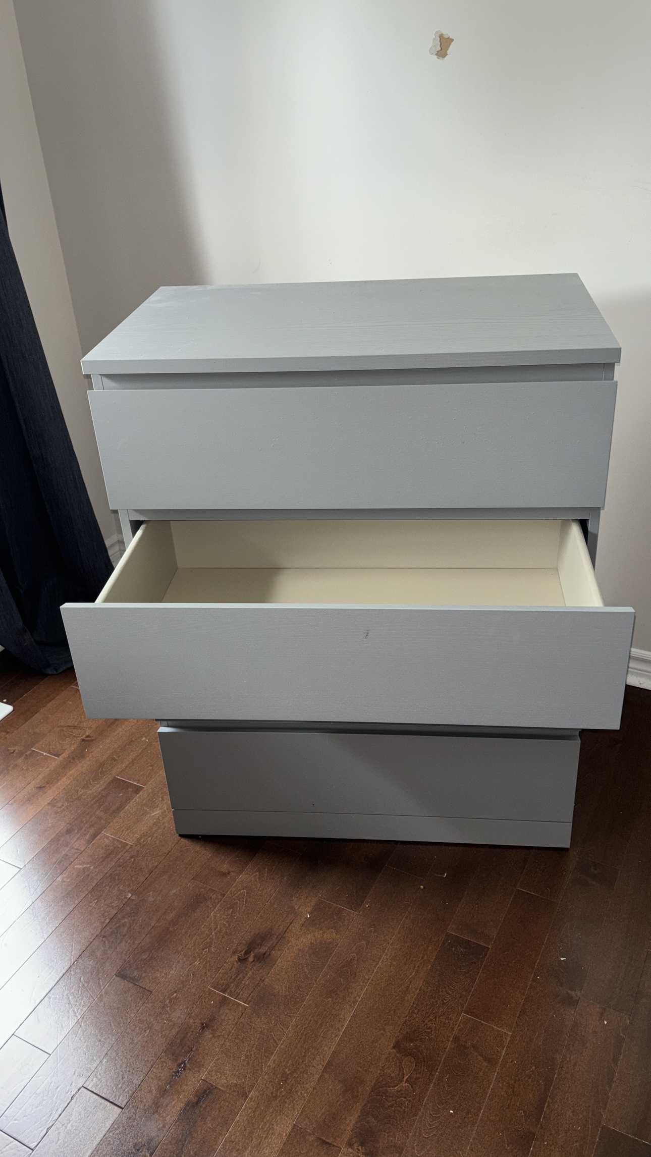 Grey Four Drawer Dresser - photo 2