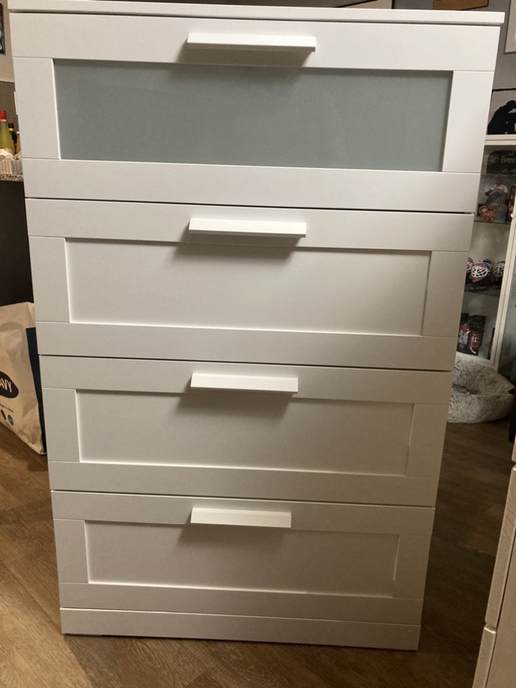 White 4 Drawer Dresser
