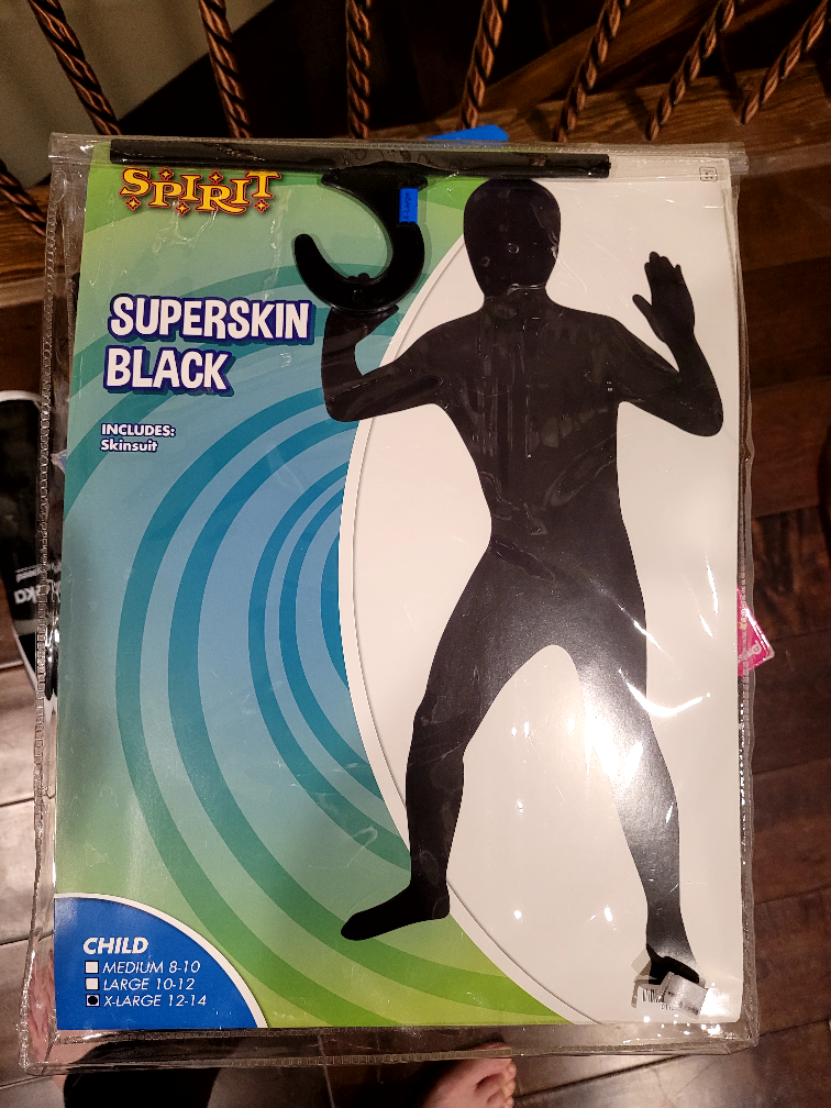 Spirit Superskin Black Costume