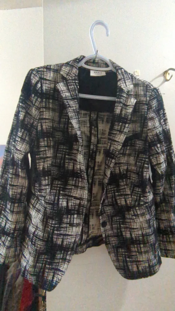 #freecycle A-K-R-I-S - Punto Black and White Blazer thumbnail