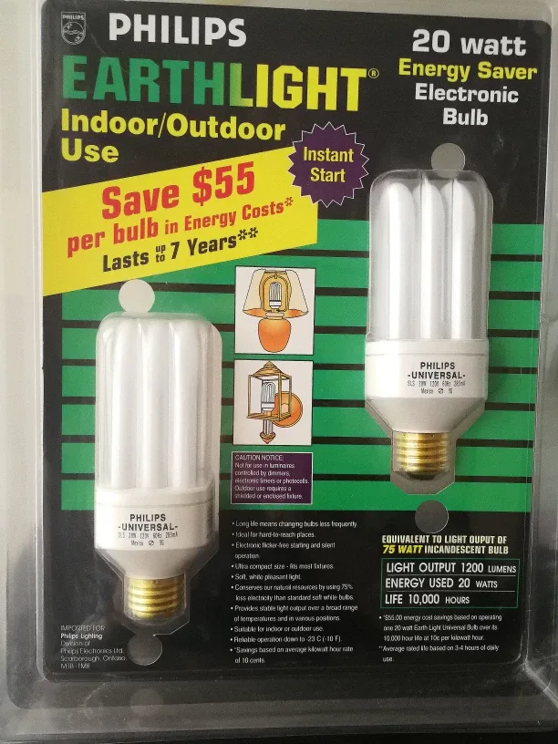 3 New Philips marathon energy saving light bulbs image indicator(2)
