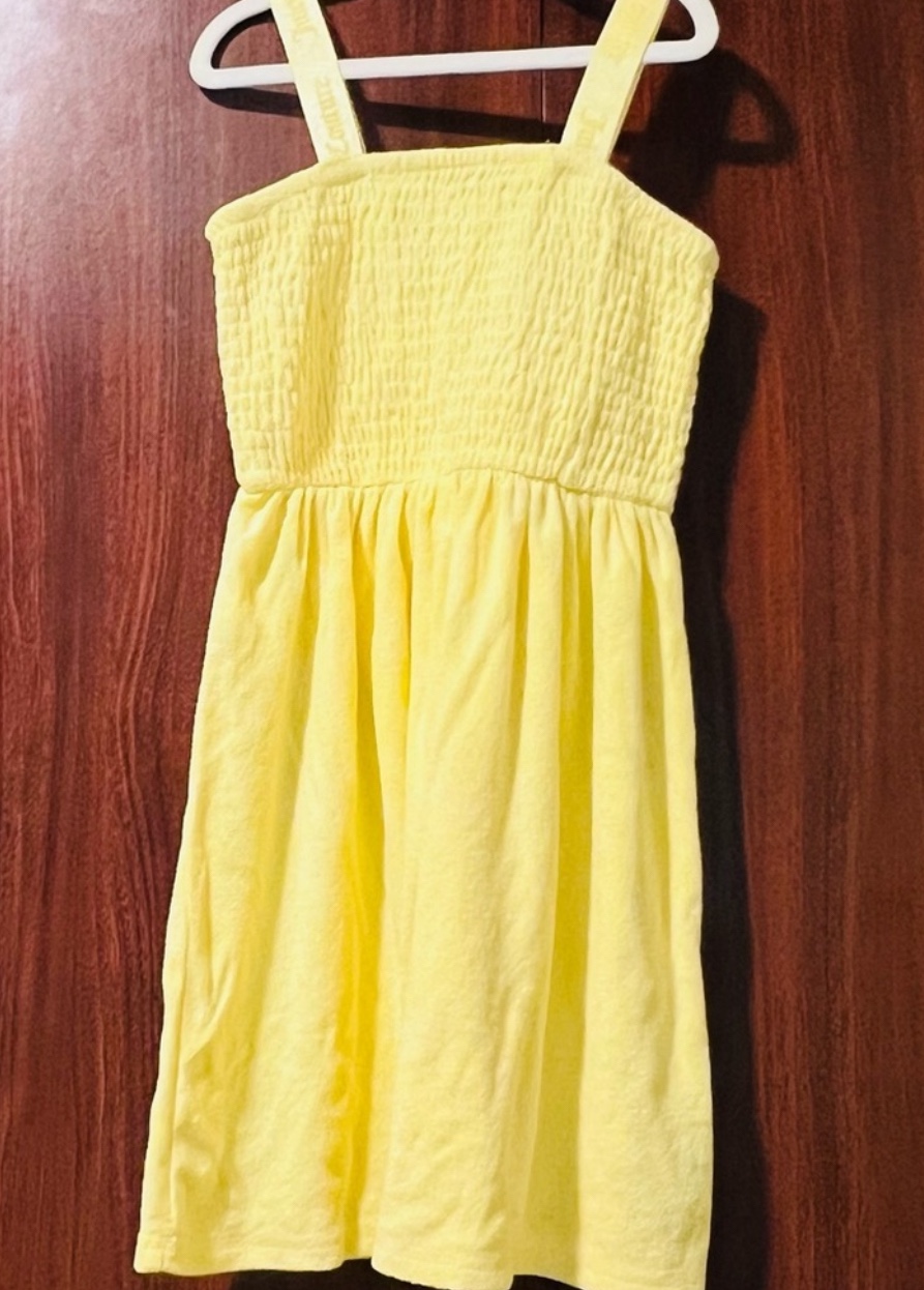 Juicy Couture Kids S7 French smocked top towel Terry strap dress - photo 2