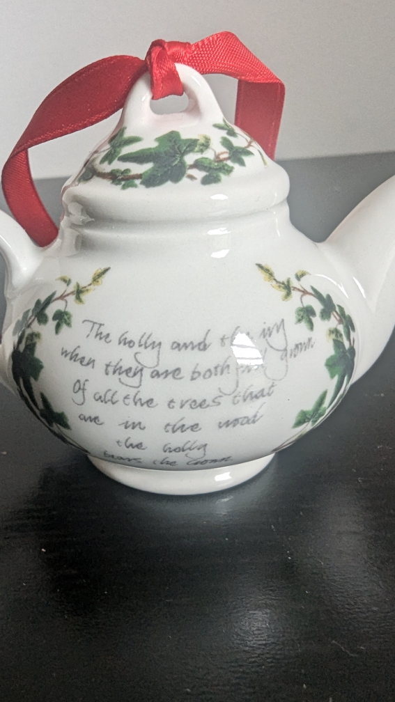 Portmeirion Christmas Teapot Ornament - photo 2