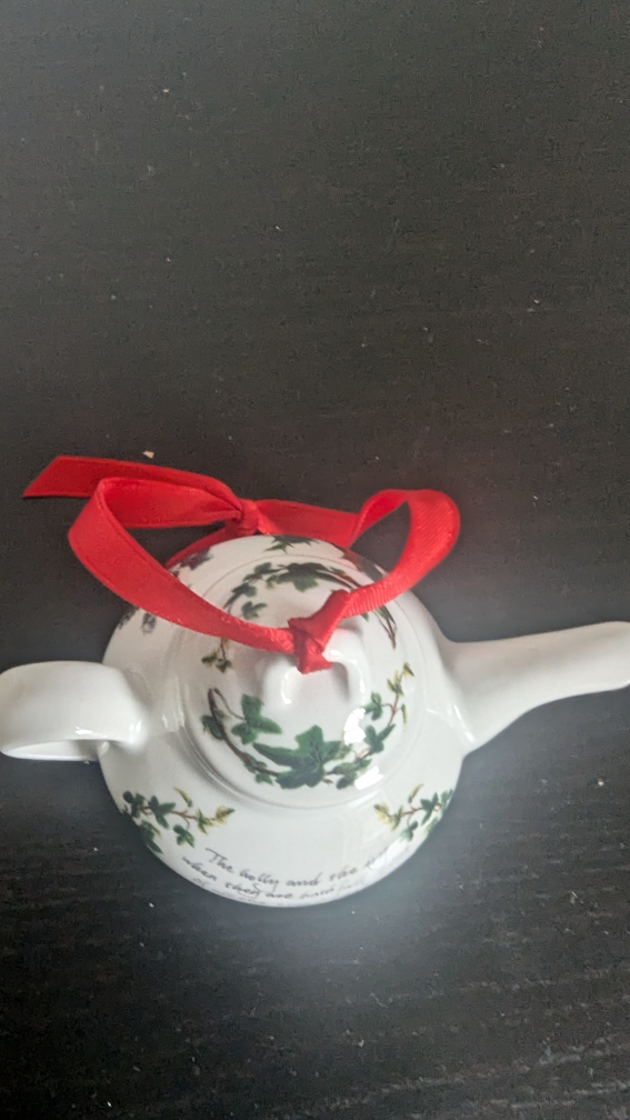 Portmeirion Christmas Teapot Ornament - photo 3