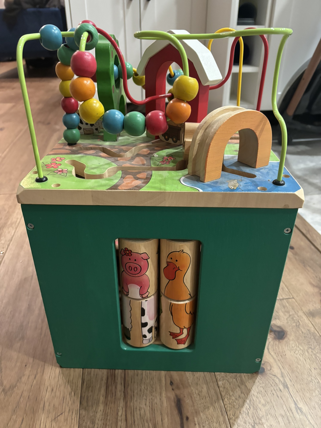Large kids Wooden Activity Cube - photo 3