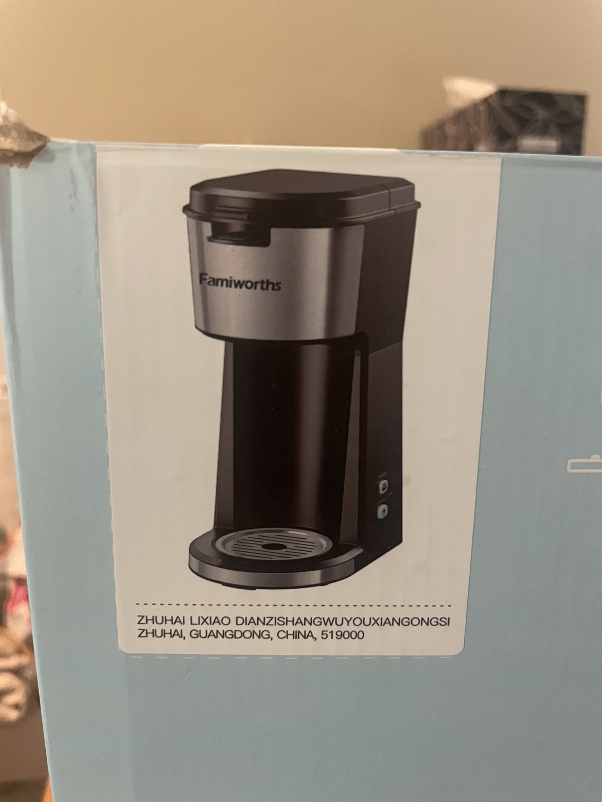 Famiworths Single Serve Iced and Hot Coffee Maker