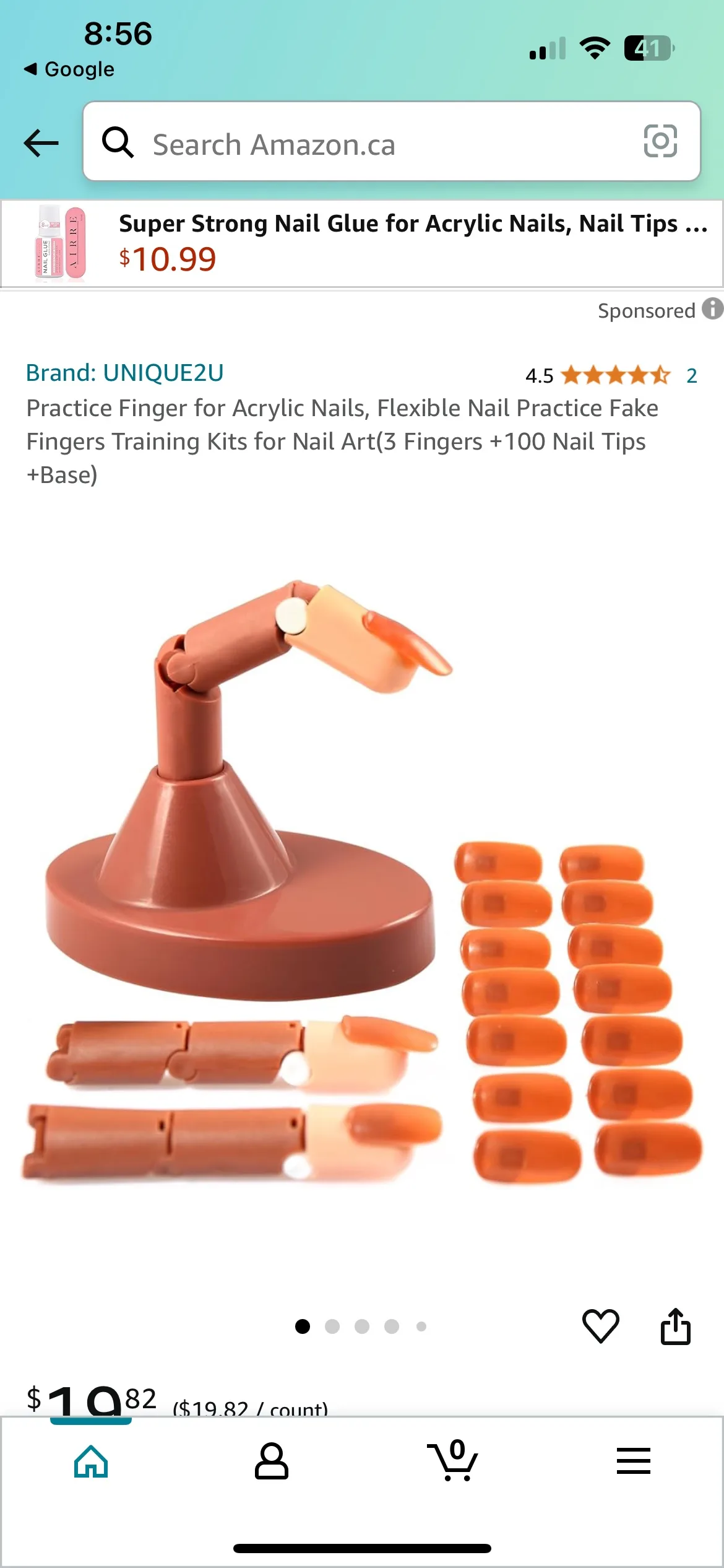 Nail Training Hand image indicator(3)