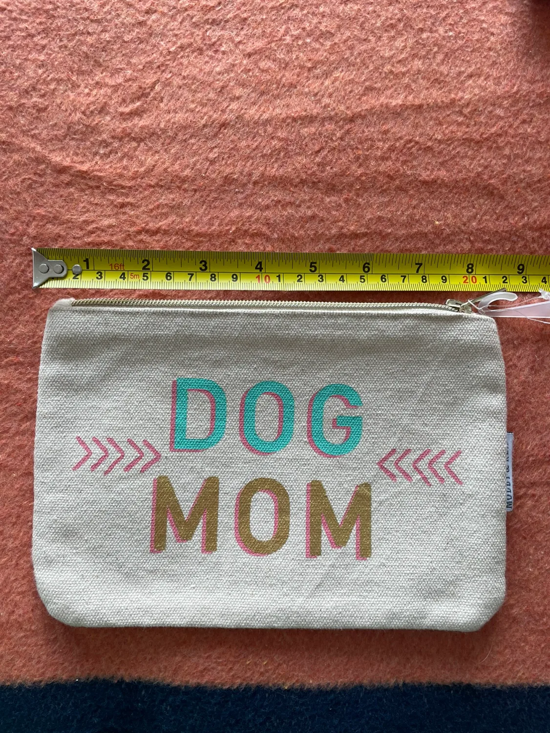 Dog Mom Canvas Pouch thumbnail