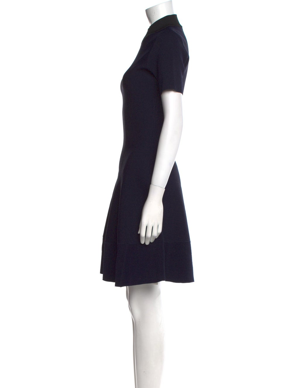 Black Collared Knit Dress - photo 2