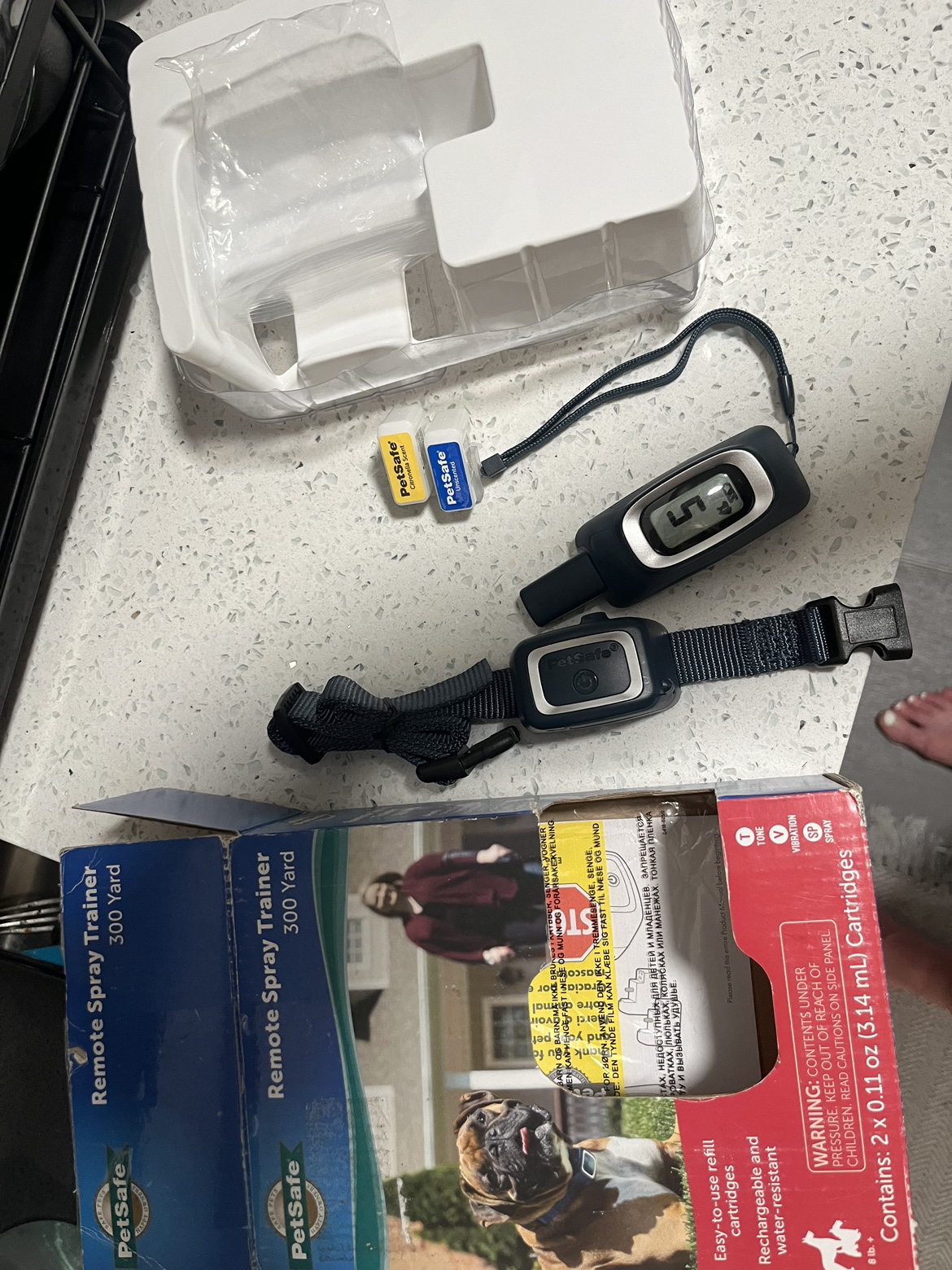 Petsafe remote dog spray collar