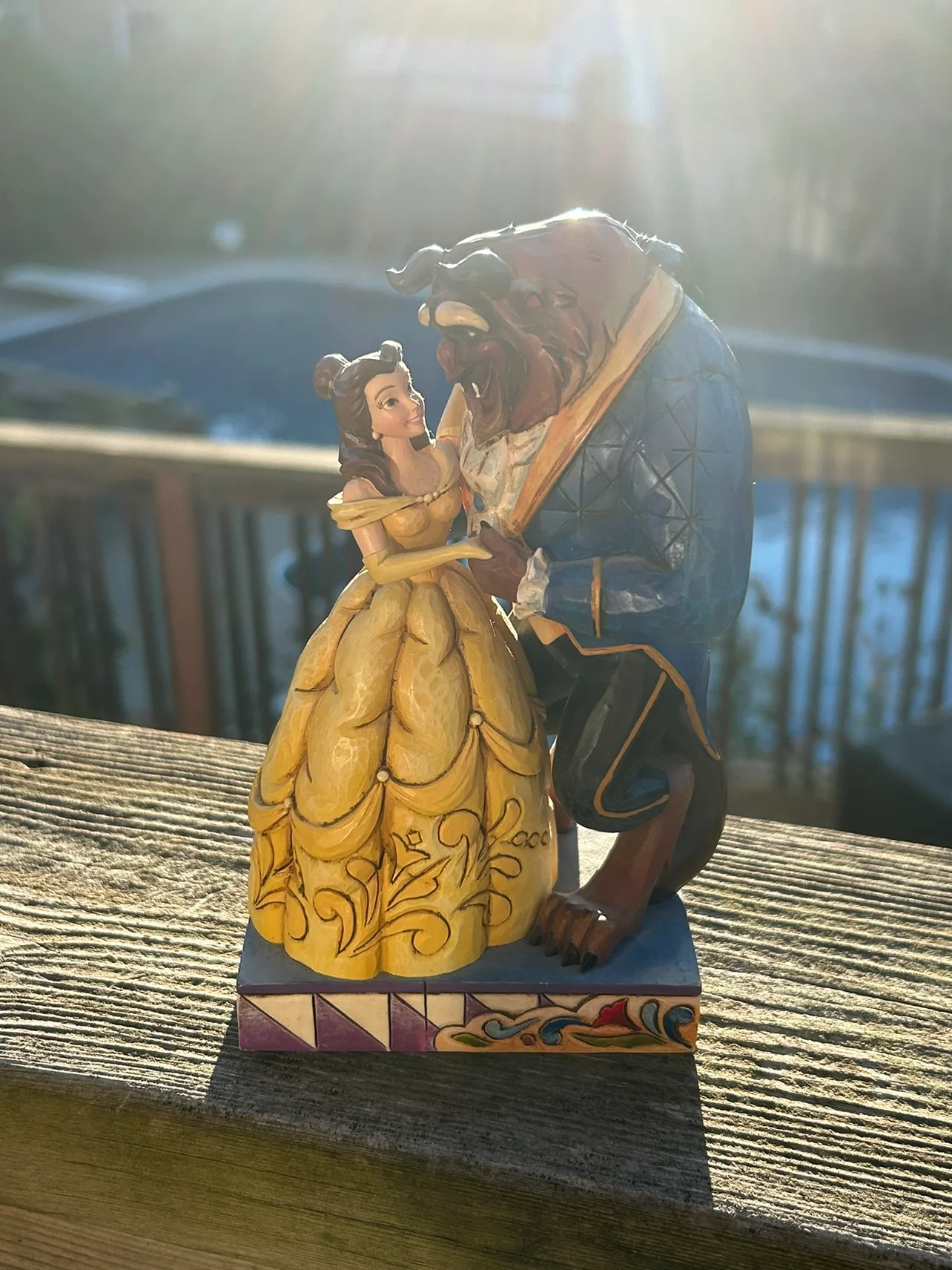 Jim Shore Beauty and the Beast Belle & Beast "Love Conquers All" image indicator(7)