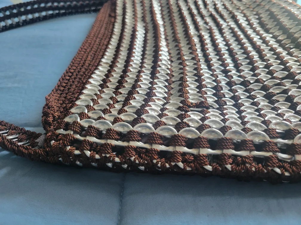 Brown & Silver Pull Tab Bag image indicator(3)