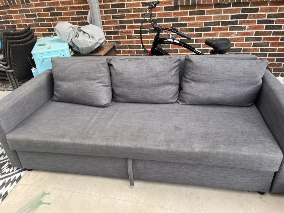 Grey IKEA Sofa Bed