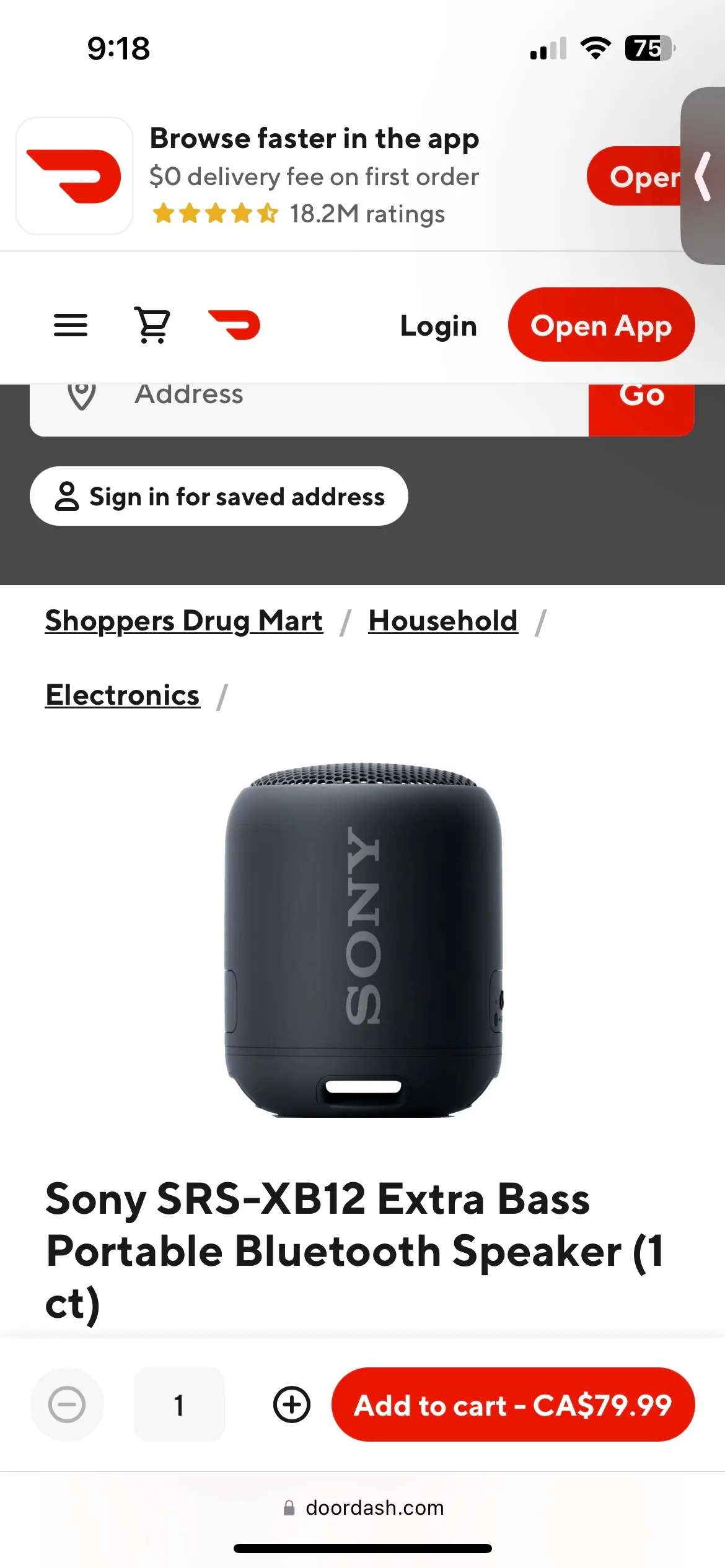 Sony SRS-XB12 Bluetooth Speaker image indicator(7)