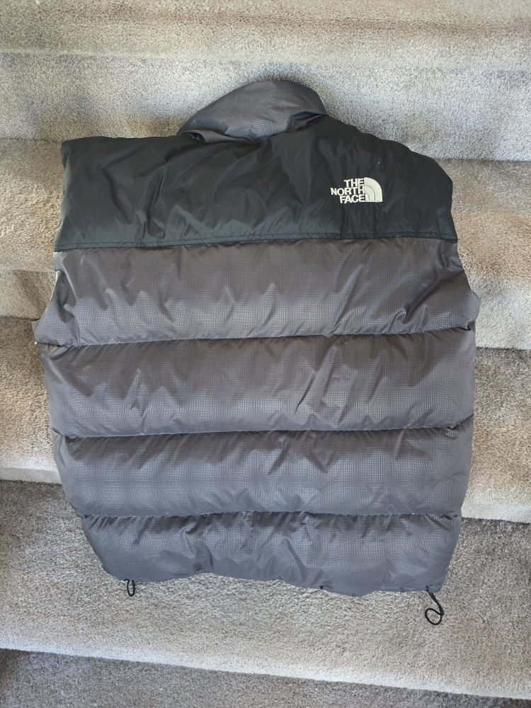 The North Face Black and Grey Puffer Vest $200 OBO - photo 3