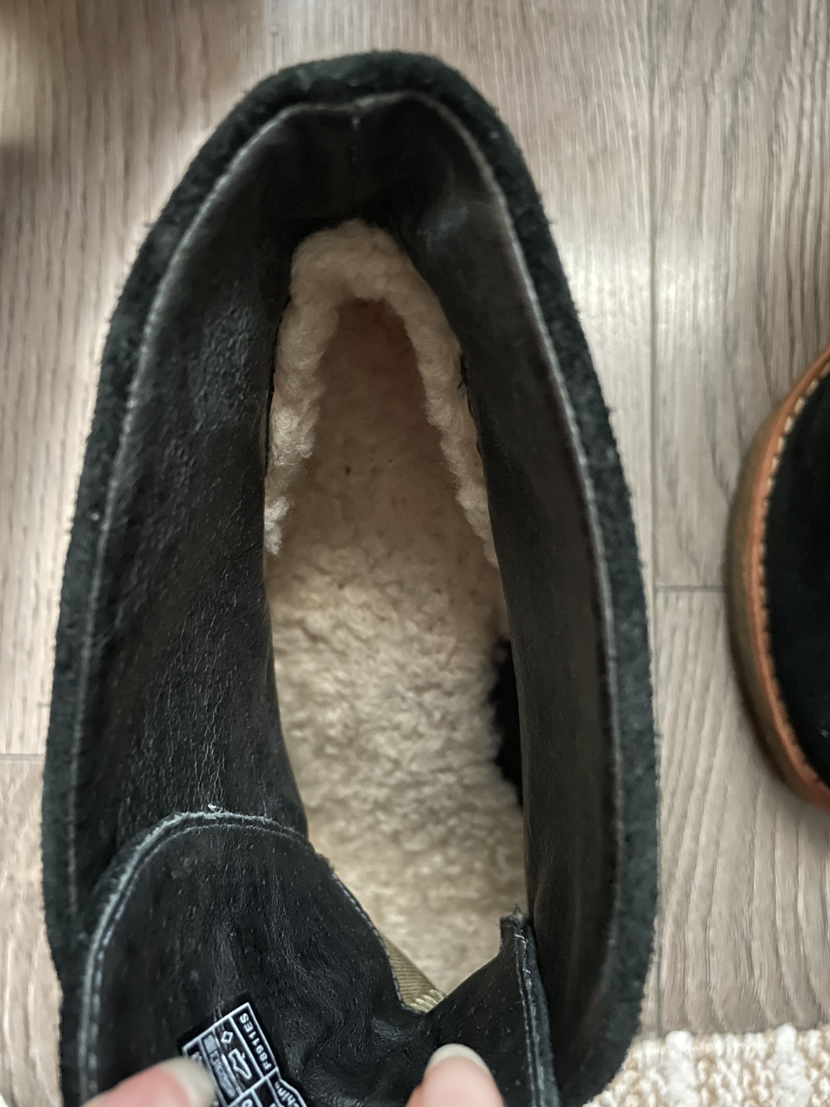 UGG Black Suede Ankle Boots Size 9 - $20 - photo 3