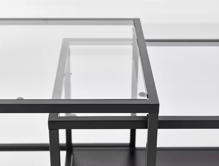 IKEA VITTSJÖ Nesting Tables Set - photo 5