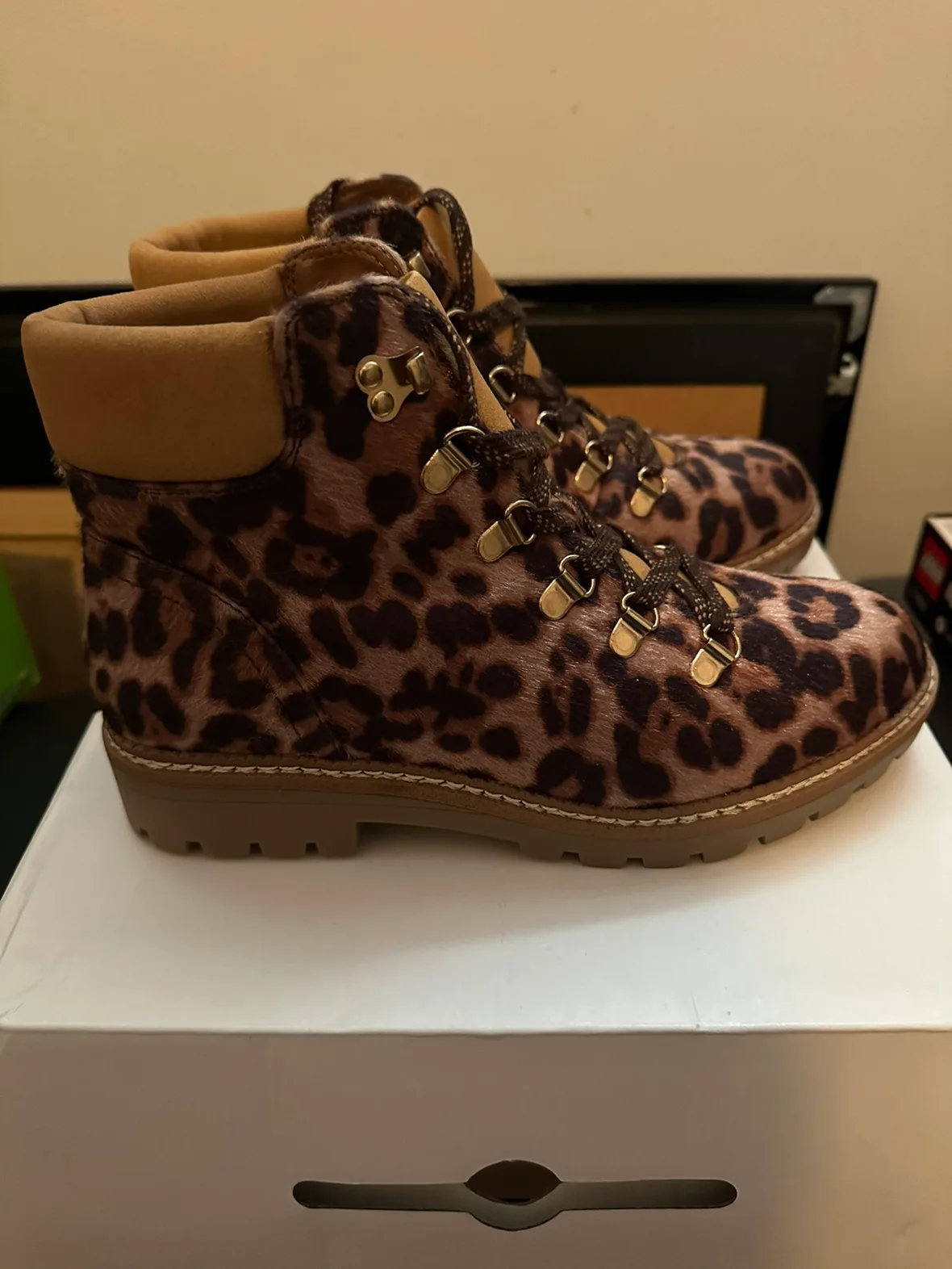 Aldo Leopard Print Boots image indicator(2)