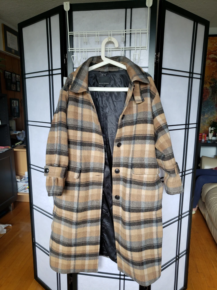 Banana Republic Plaid Coat - photo 3