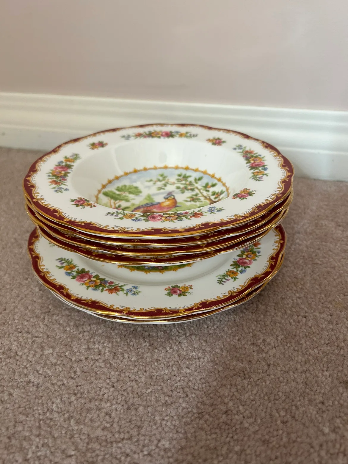 Royal Albert Chelsea Bird Plate/Shallow Bowl thumbnail