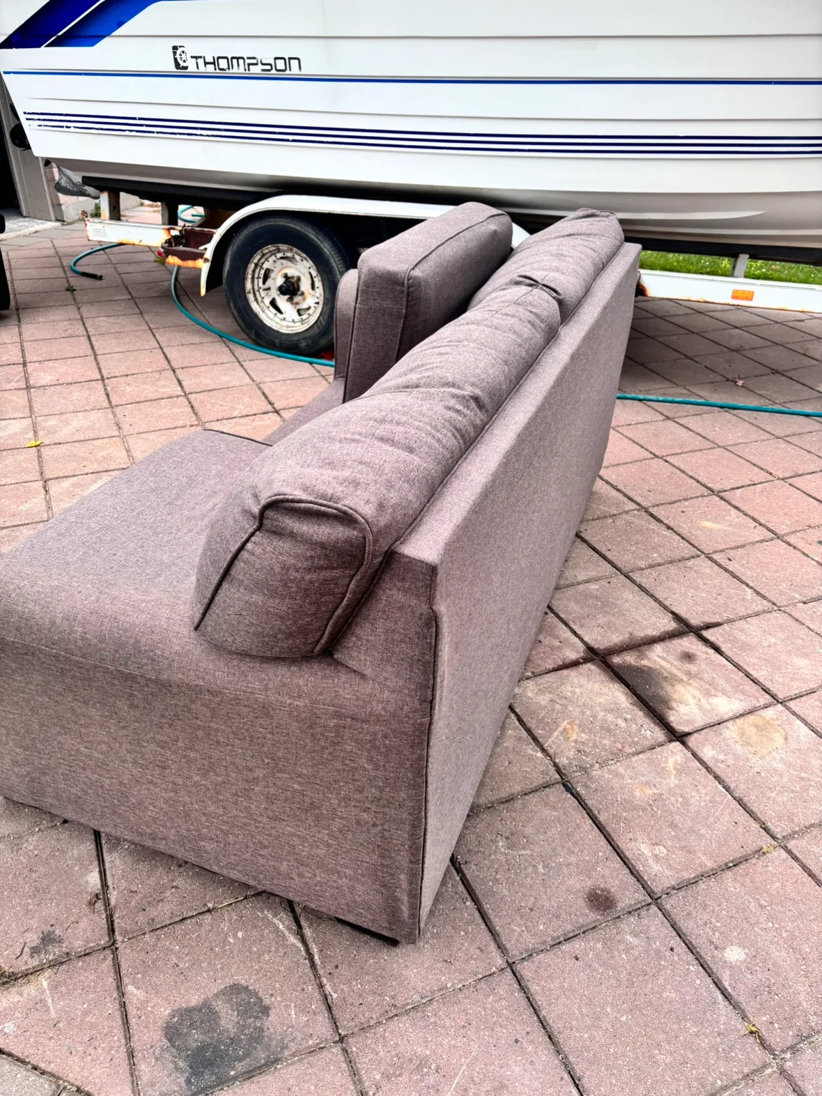 Really good condition Grey Sofa image indicator(3)