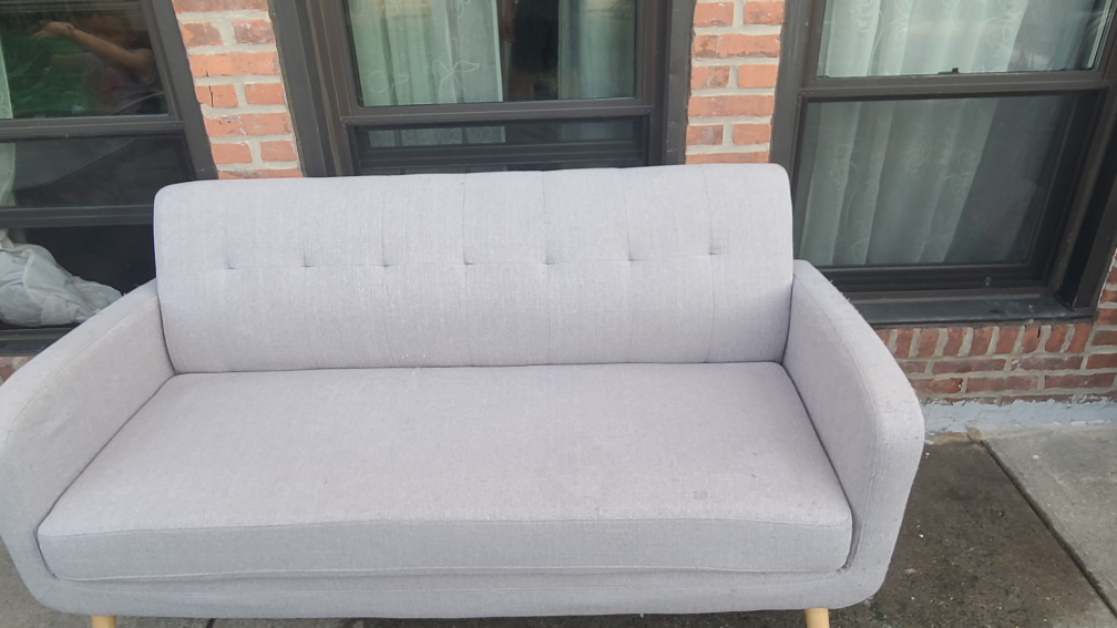 Gray Loveseat