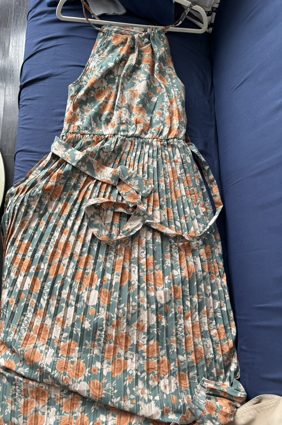 Floral Pleated Dress