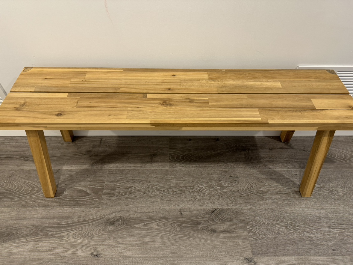 Solid Wood Bench