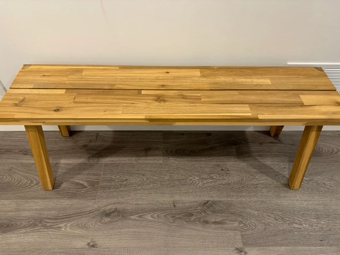 Solid Wood Bench thumbnail