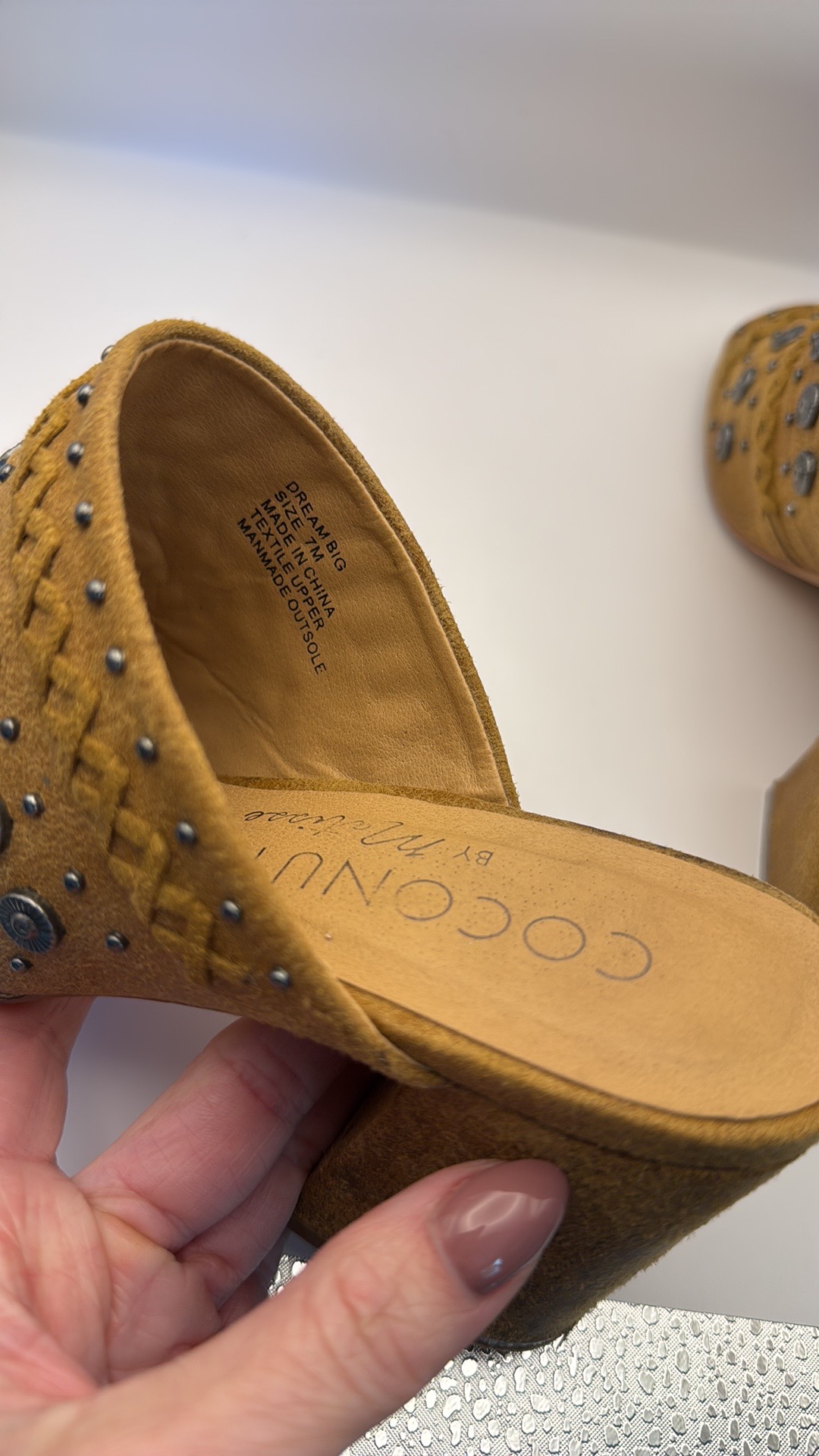 Brown Suede Buckle Mules - photo 3