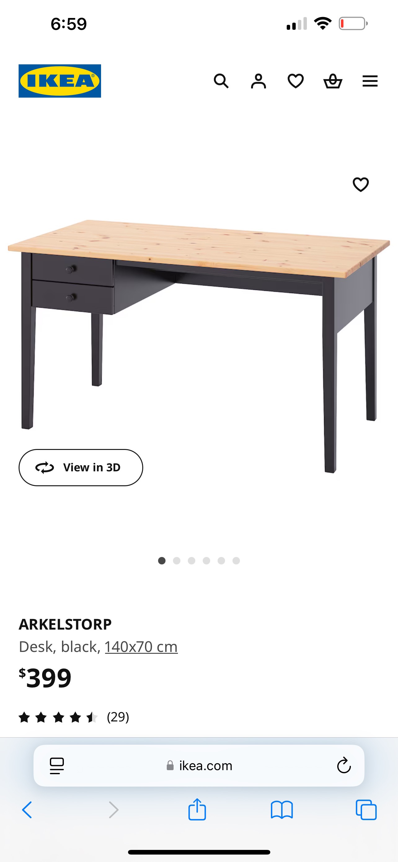 IKEA Desk and Chair Set - photo 4