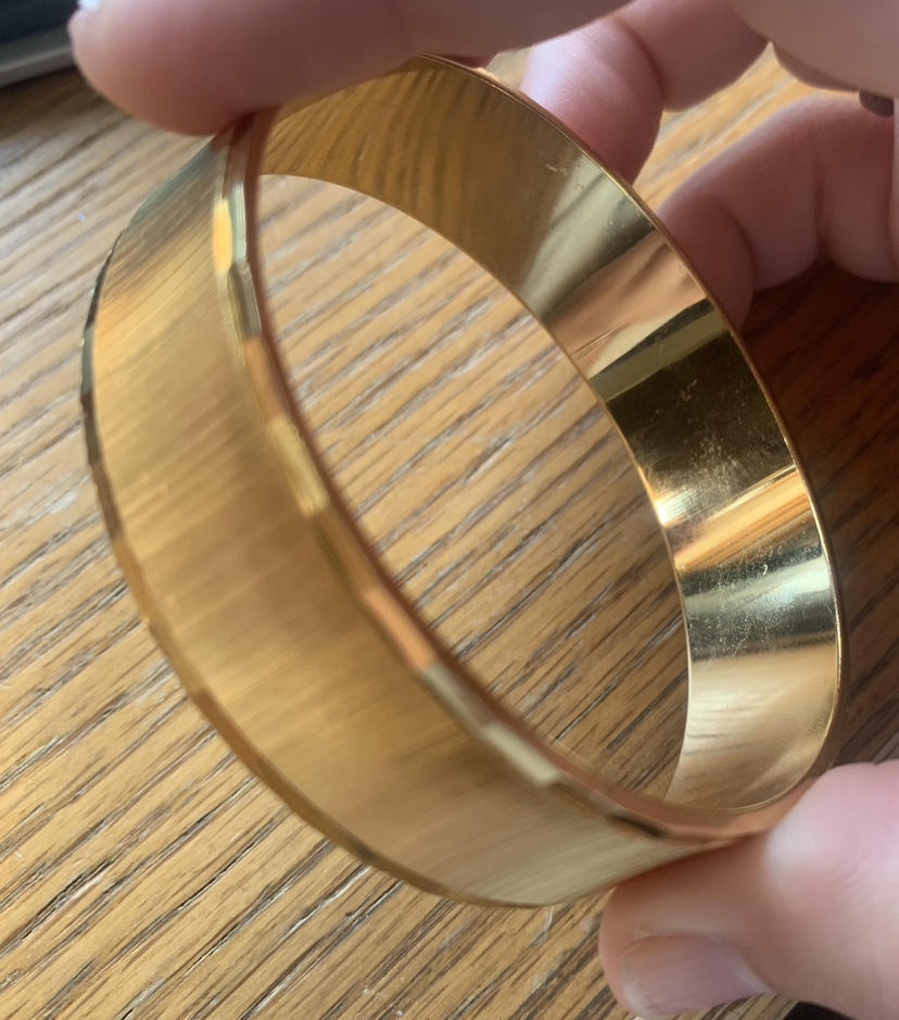 Monet Gold Tone Bangle Bracelet - photo 2