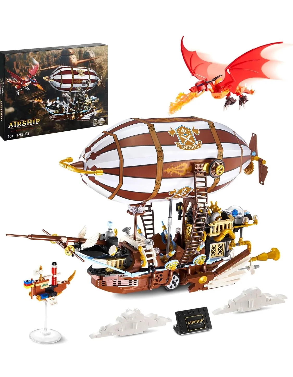 Large Airship Building Blocks Set image indicator(3)