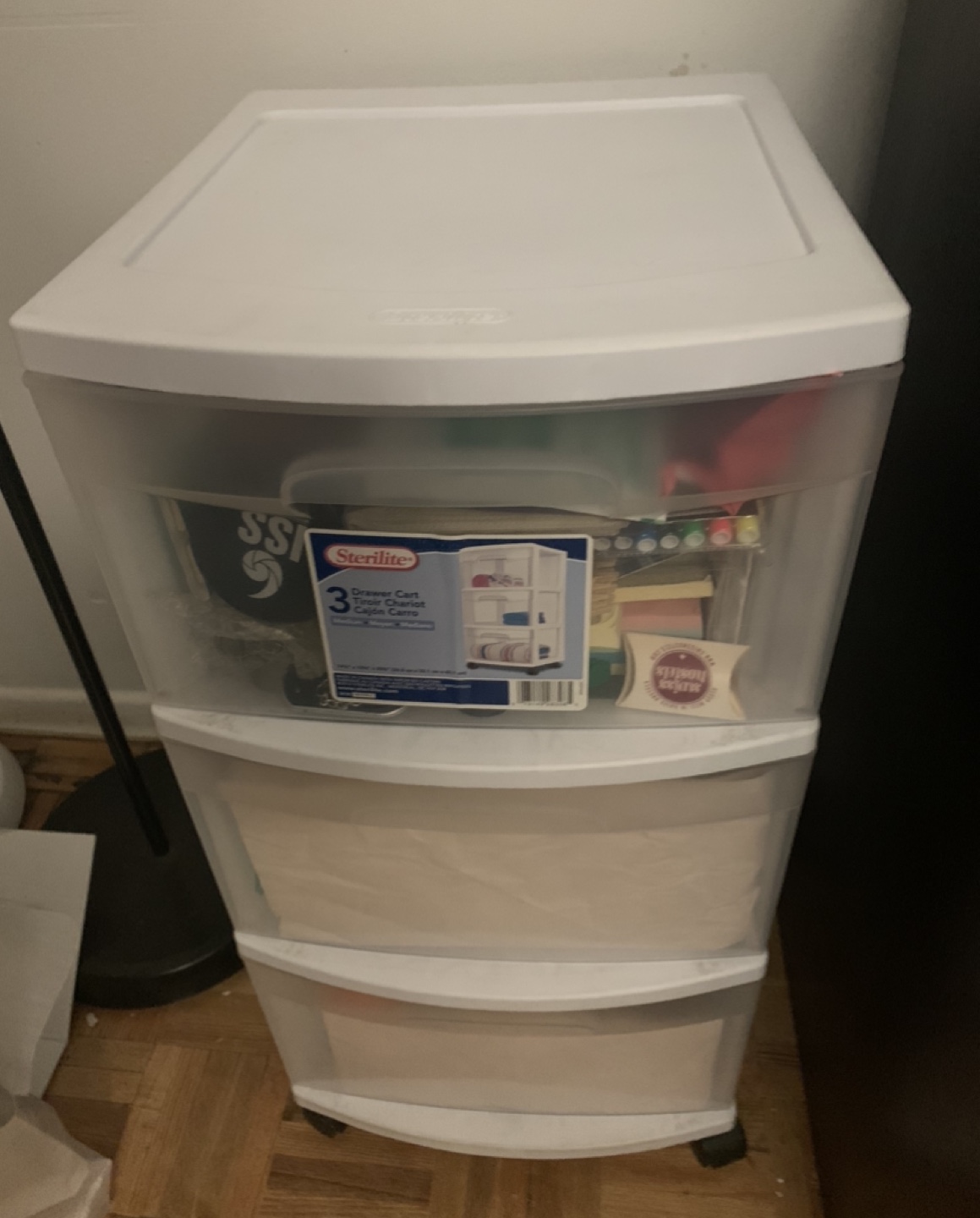 Sterilite 3 Drawer Cart