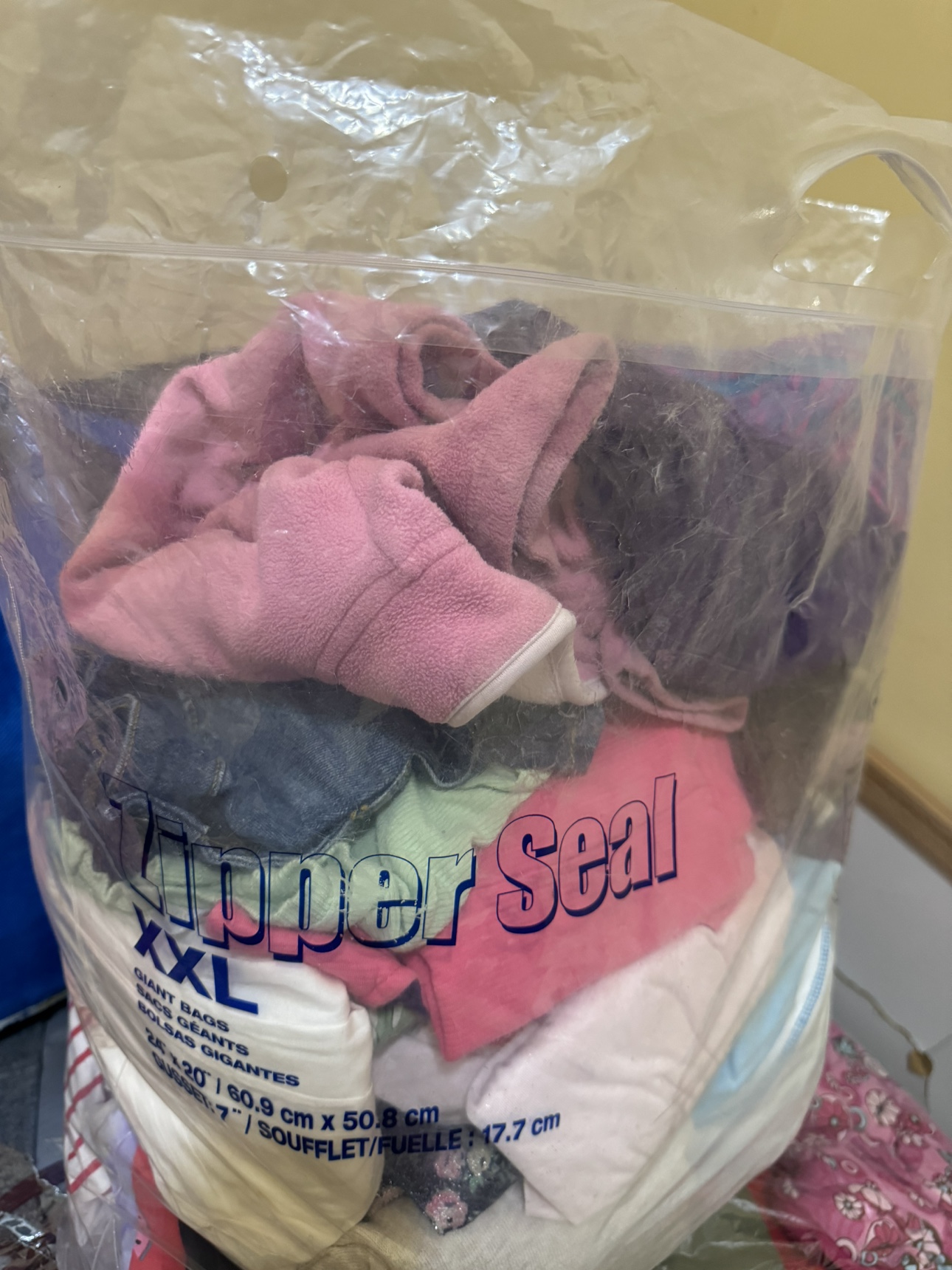 XXL Zipper Bag of Assorted Girls Clothes for age 4-7 years old