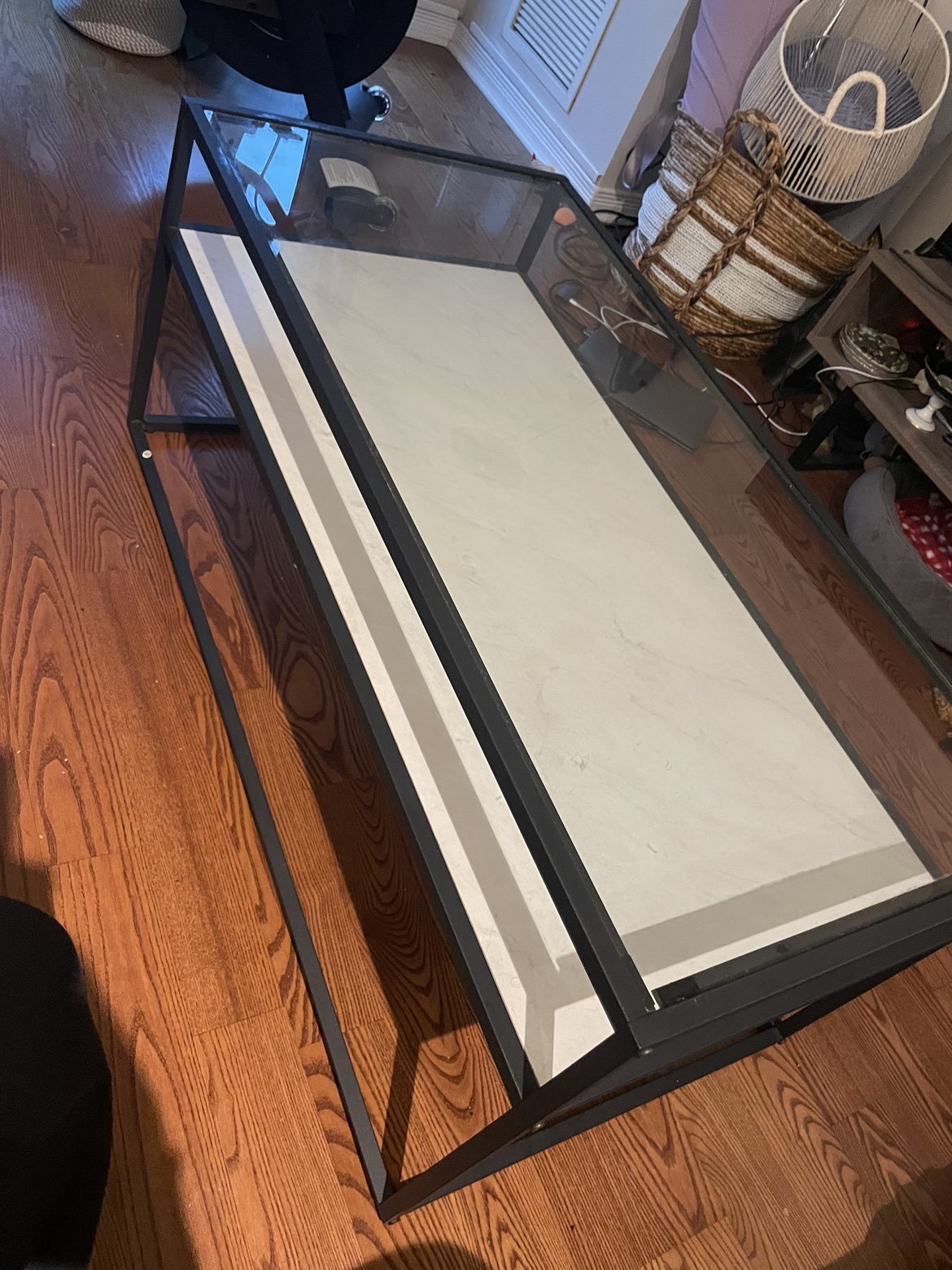 Glass Top Coffee Table