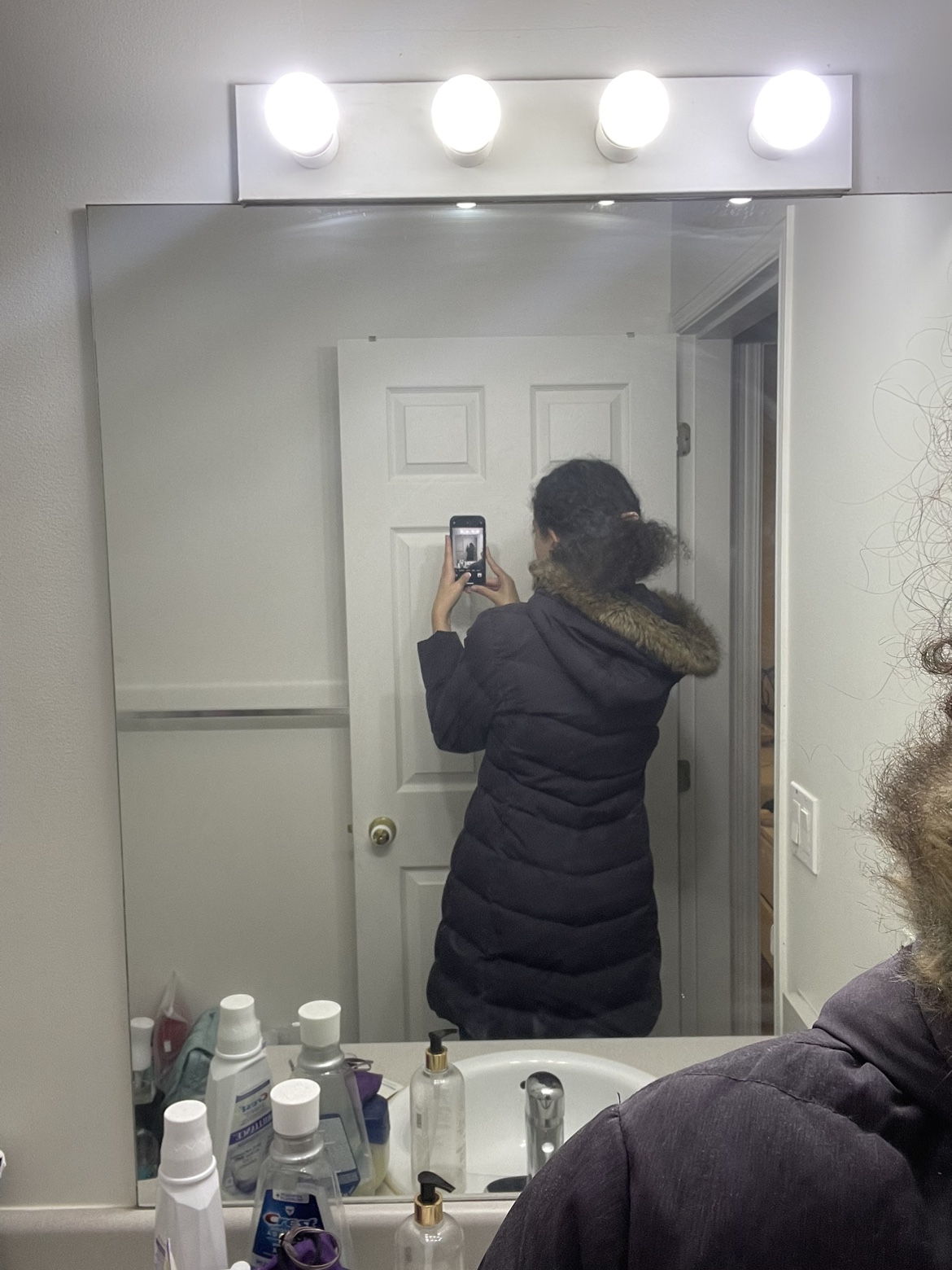 Dark purple winter jacket - photo 2