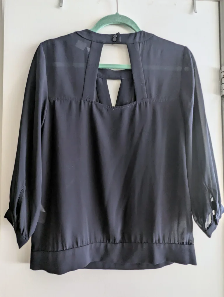 French Connection chiffon blouse image indicator(2)