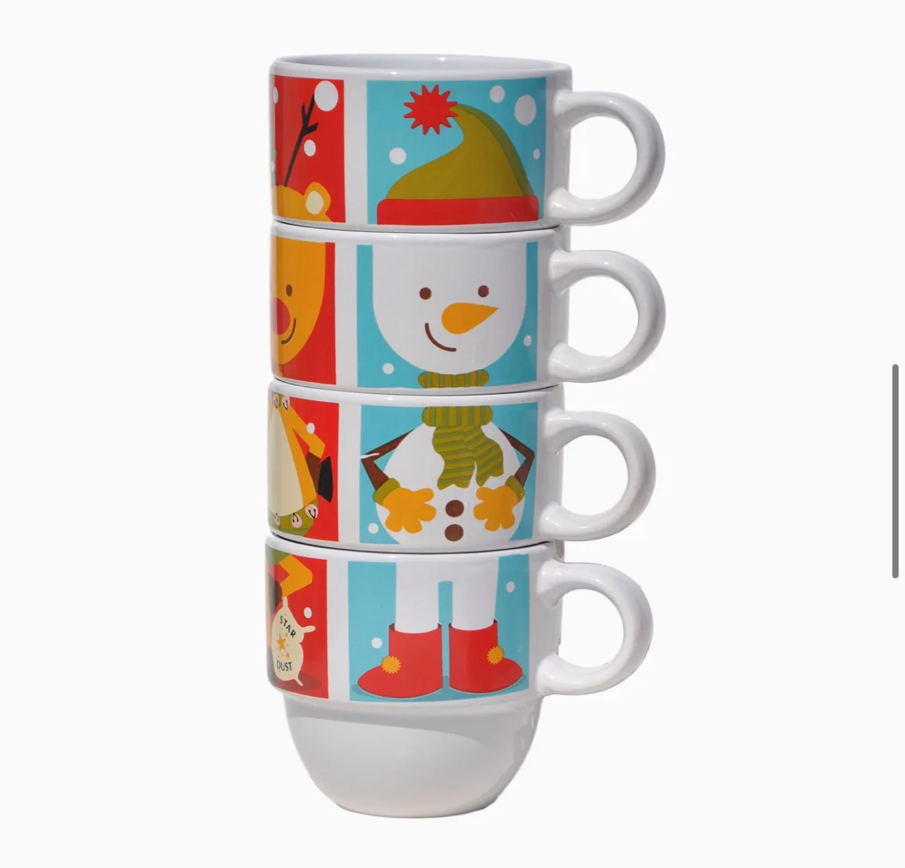 Mulberry Home Collection Touch of Cheer Stackable Puzzle Mugs image indicator(6)