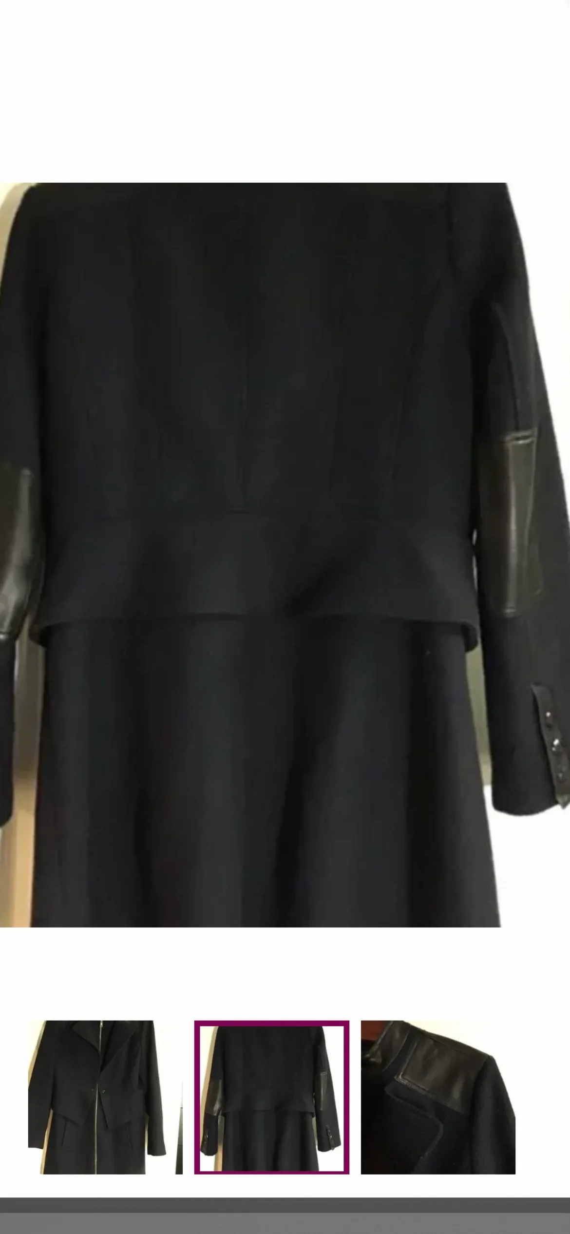 Dark navy blue Guess jacket image indicator(3)