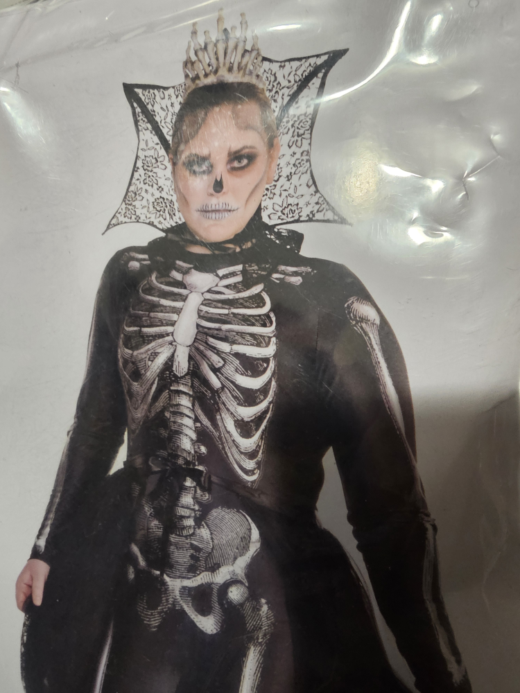 Gothic Skeleton Queen Costume Plus Size
