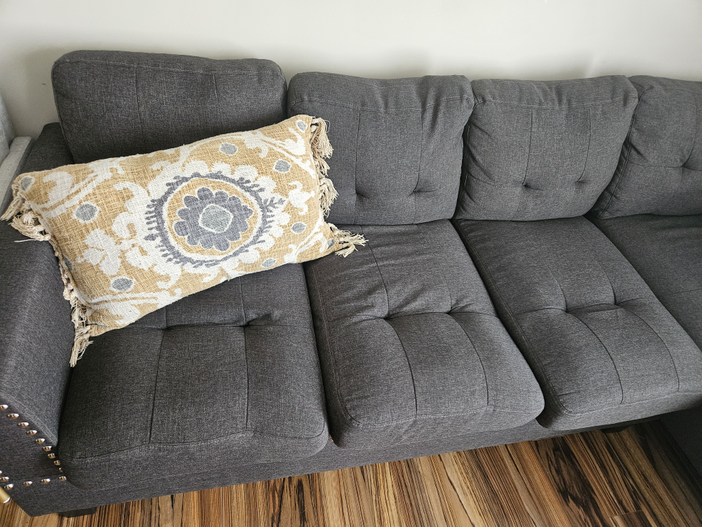 Grey Sectional Sofa - photo 3