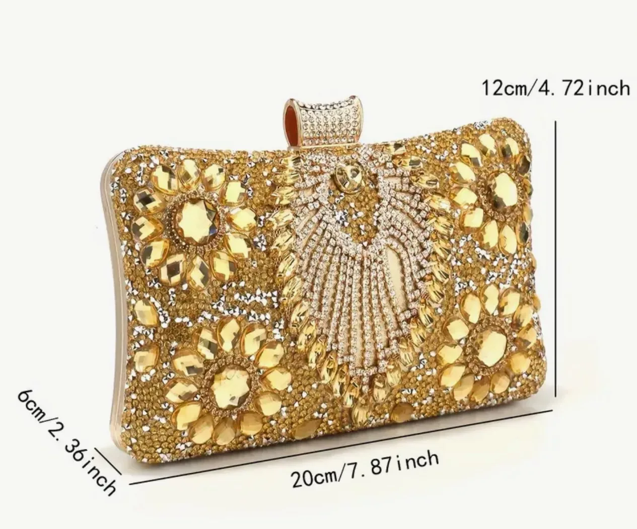 Rhinestone Clutch image indicator(3)