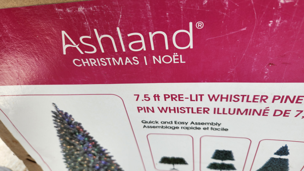 Ashland 7.5 ft Pre-Lit Whistler Pine Artificial Christmas Tree - photo 2
