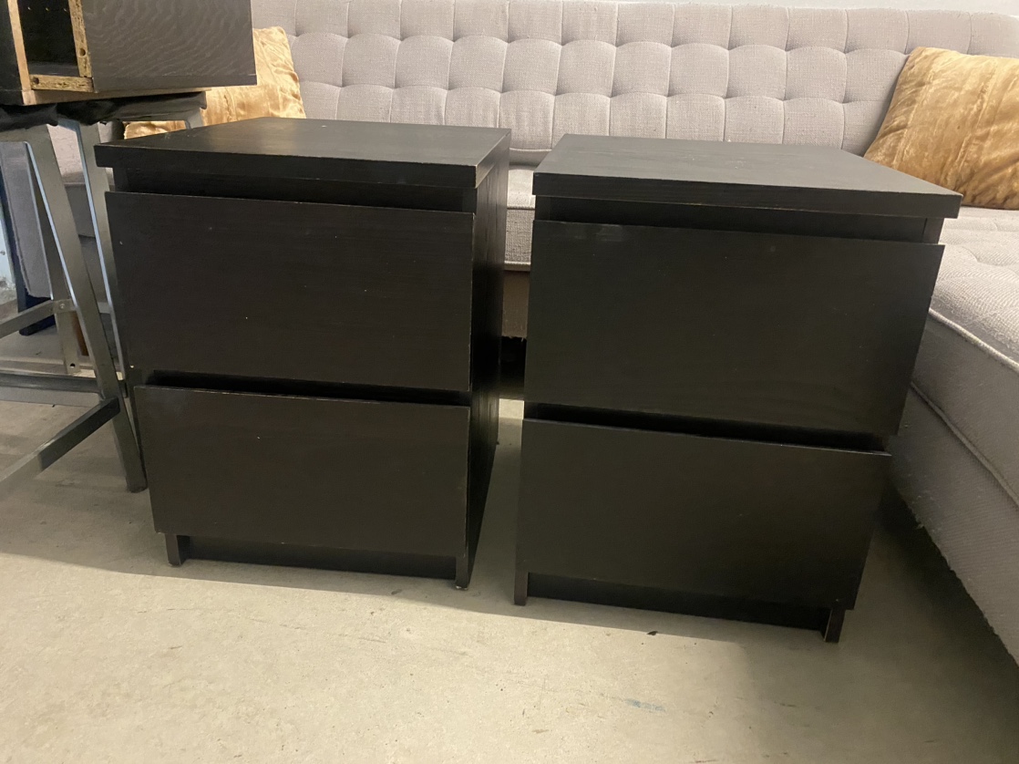 IKEA MALM Nightstands (Pair) - photo 2