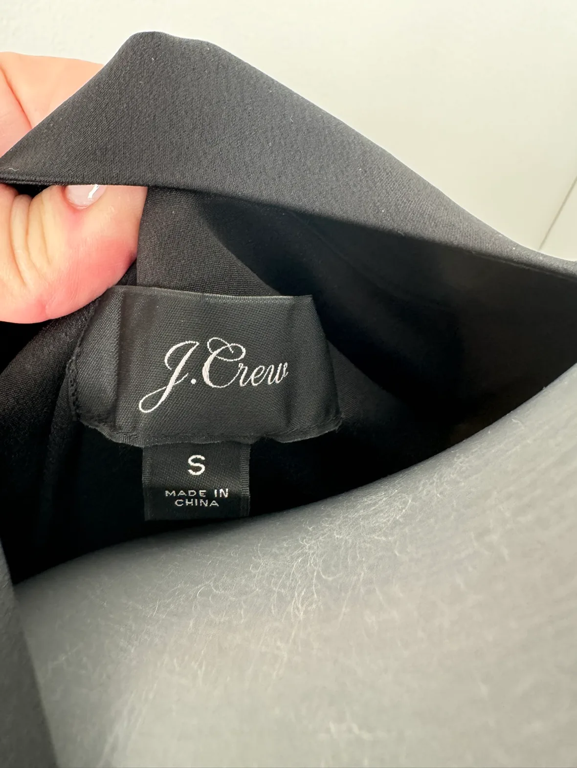 J.Crew Black Wrap Dress Size S image indicator(3)