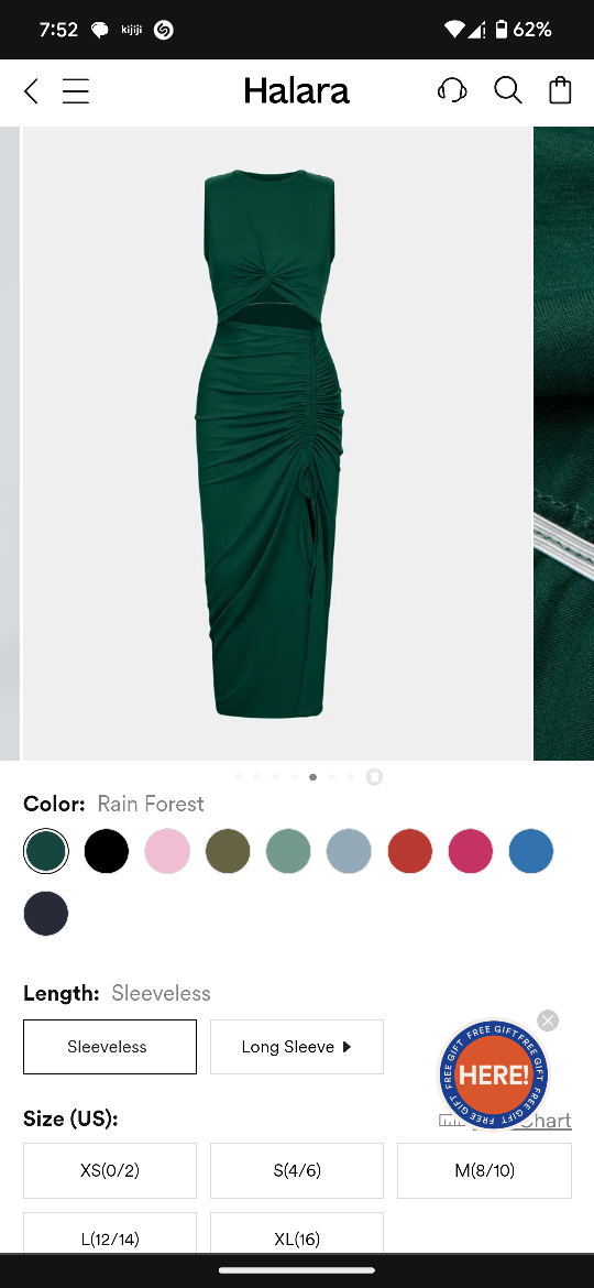 Halara Cutout Midi Dress - photo 3