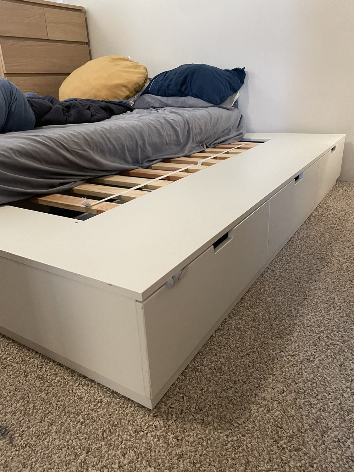 Ikea Nordli Queen Bed Frame with Storage - photo 3